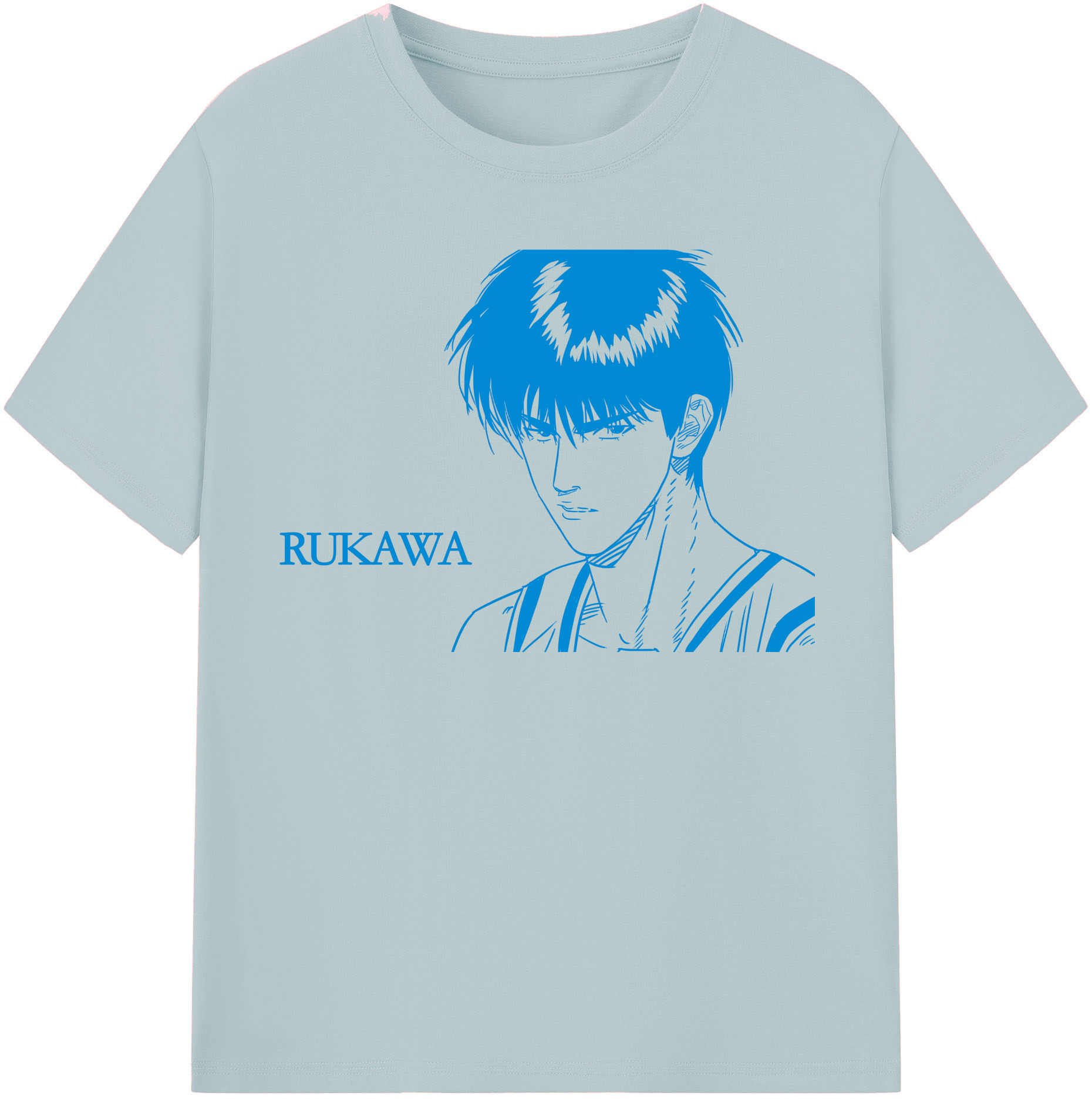 SLAM DUNK／スラムダンク 綿100％半袖Tシャツ（フロントプリント）